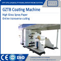 Máquina de revestimento de papel de alto brilho GZTB